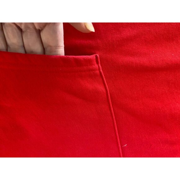 Levis Red Embroidered Floral Hoodie Sweatshirt Womens Pullover Medium - Picture 7 of 11